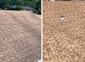 soft wash roof cleaning