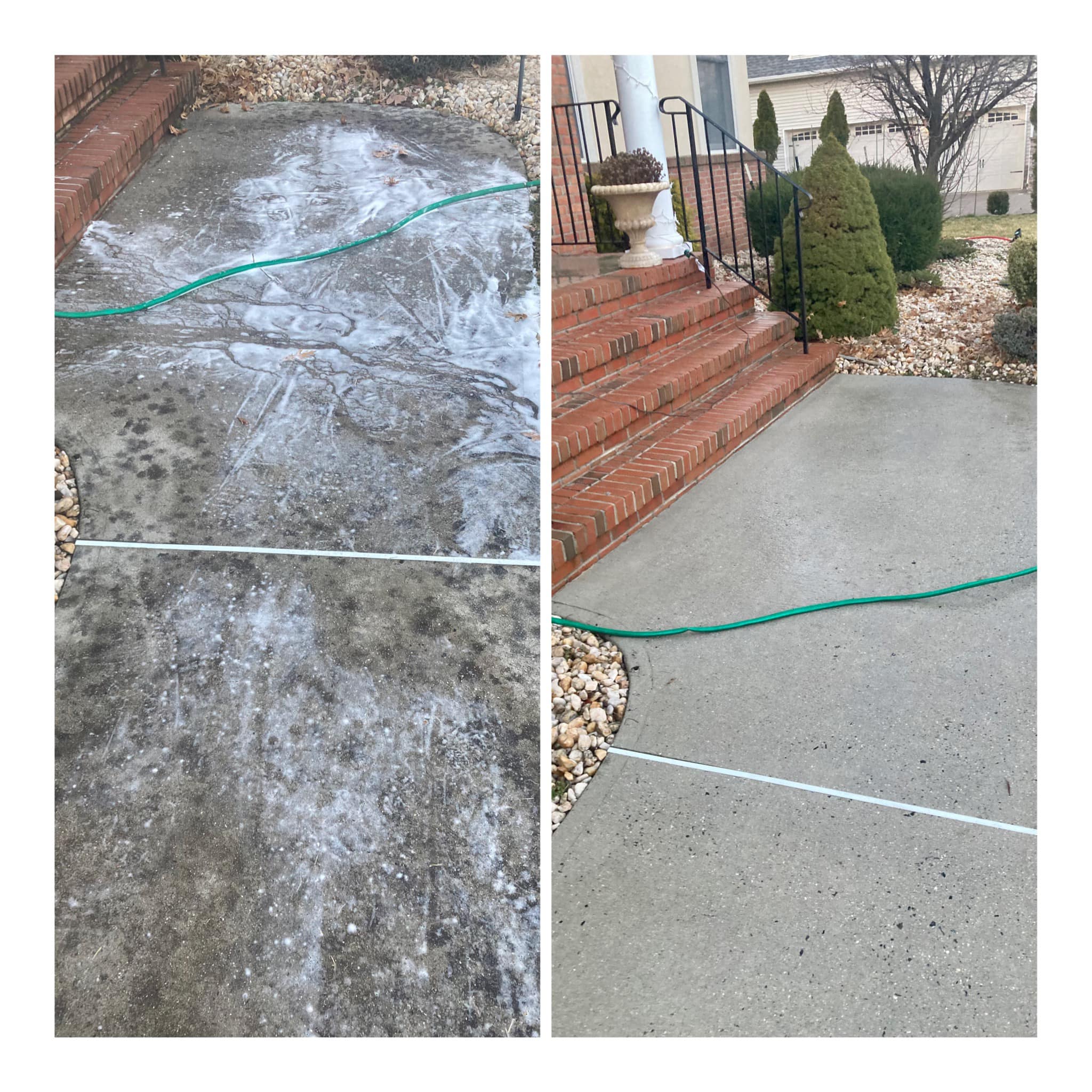 concrete pressure washing